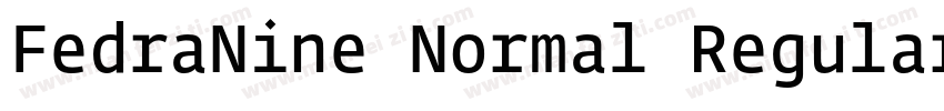 FedraNine Normal Regular字体转换